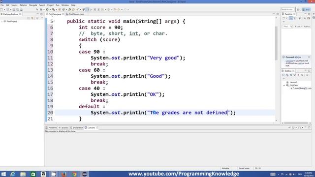 Java Tutorial For Beginners 10 - switch Statement in Java смотреть онлайн