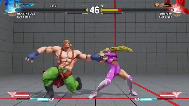 BLAZINGBLUE (R Mika) Vs Drexo (Alex) [Street Fighter 5 Ranked] смотреть онлайн