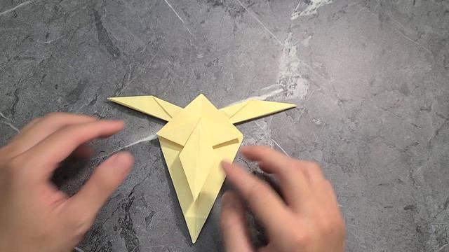 Handcraft Origami Cow Skull Tutorial / 手工摺紙牛頭骨教學