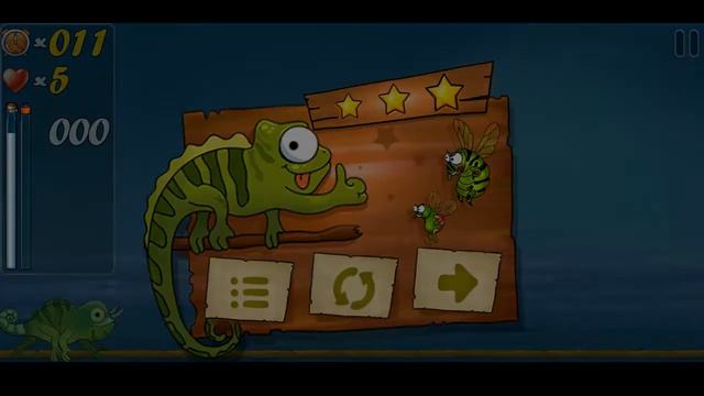 Tap The Fly : Chameleon ( By Yovo Games ) | Free Children's Entertainment, Shoot The Flies.