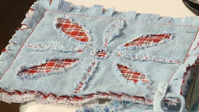 Как сшить потрепанный квилт. Одеяло из старых мужских рубашек смотреть онлайн