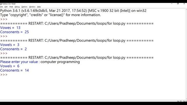 Python in tamil - Chapter 09 - For loop - Part 2 - Payilagam - python training in chennai смотреть онлайн