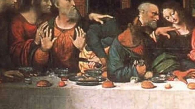 ВИДЕОУРОК ПО КАРТИНЕ "ТАЙНАЯ ВЕЧЕРЯ" смотреть онлайн