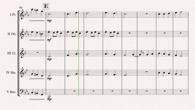 „Carol Of The Bells“ Wind Quintet (Pentatonix Style) arr. Adrian Wagner Sheet Music смотреть онлайн
