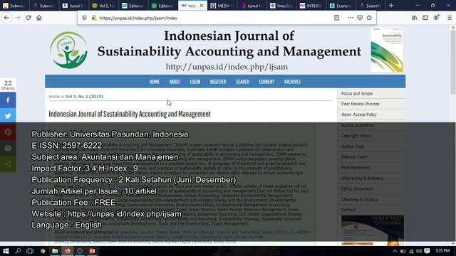 15 DAFTAR JURNAL TERAKREDITASI SINTA 2 GRATIS 2020 (PART 1) смотреть онлайн