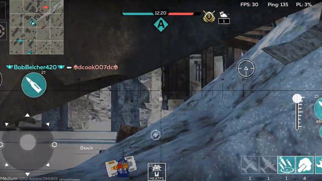 War Thunder Mobile | Centurion Action X platoon | Eland 90 Mk.7 gameplay смотреть онлайн