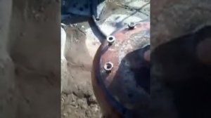 изготовление фильтра для скважины из газового болона ....Часть 2