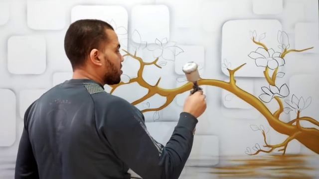 ارسم بنفسك ديكور جدران ثري دي بطريقة رائعة جدا смотреть онлайн