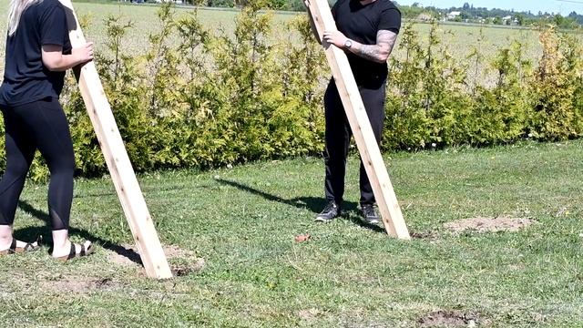 Built Your Own Ultimate Backyard Gym (Pull Up Bar + Dip Station) | DIY смотреть онлайн
