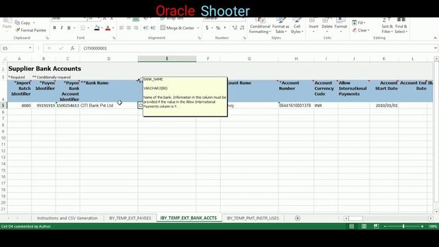 Oracle Fusion 103: FBDI - for Supplier Bank and Bank Account and Bank Account Assignment смотреть онлайн
