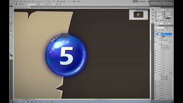 [Tutorial] Designing and painting a Game Card Template and a Health Potion Icon (no voice) смотреть онлайн