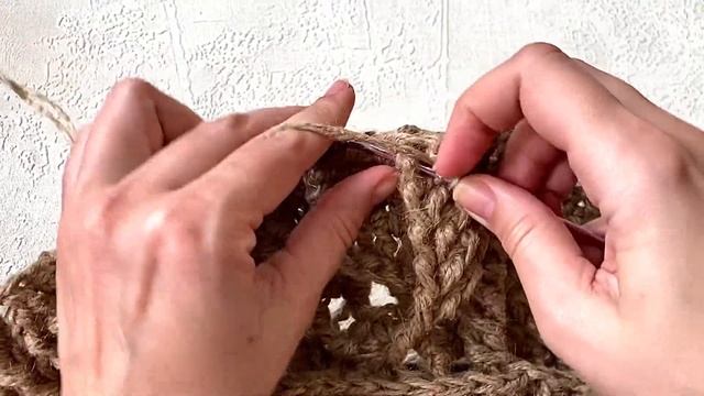 Бесплатный МК ковер из джута Улита 25 ряд. Free master class carpet made of jute Julitta 25 row смотреть онлайн