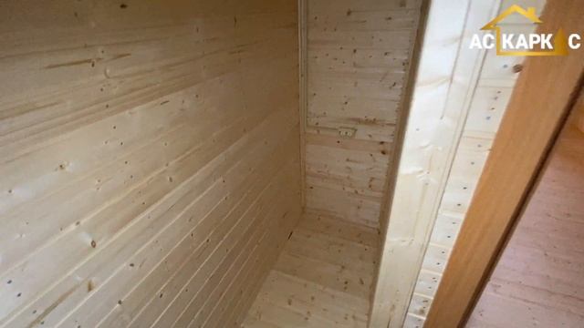 Деревянный Каркасный Дом 8х10 м² со вторым светом и террасой в с.Дефановка. Туапсинского района смотреть онлайн