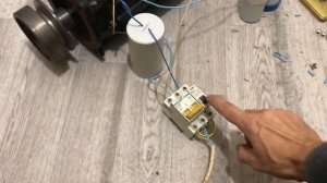 Подключение двигателя  380х220Вт, без пускового конденсатора. Схема подключения.