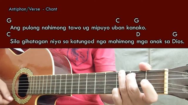 Aleluya - Santo Niño Verse - Guitar Chords смотреть онлайн