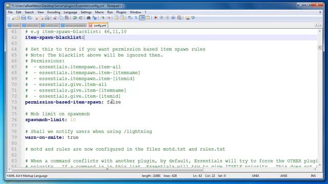 Bukkit Server: Plugin Essentials installation & configuration - HowToBukkit Part #4 1/2 смотреть онлайн