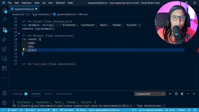 TypeScript - Zero to Hero | Demo - Type Annotation #08 смотреть онлайн