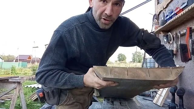 Ровная столешня из цельной, широкой доски без проблем. смотреть онлайн