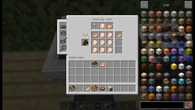 Обзор модов #5 СТАНЬ ПОВАРОМ В Minecraft! (Cooking for blockhead) смотреть онлайн