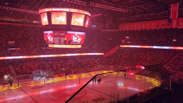 Calgary Flames Home Opener Team Introductions 2022-23 NHL Season смотреть онлайн