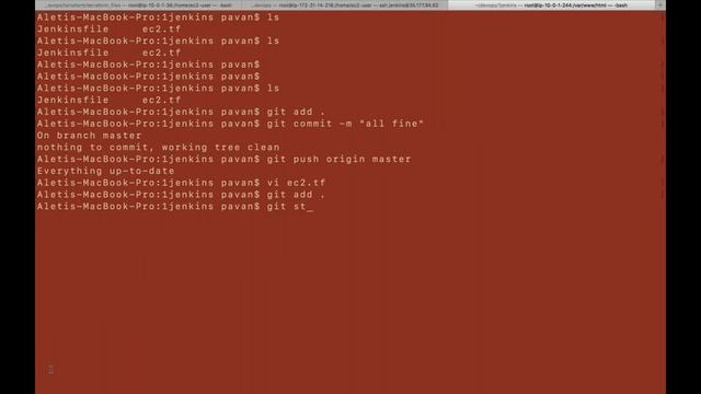 Terraform within Jenkins Pipeline via Git push Webhook смотреть онлайн