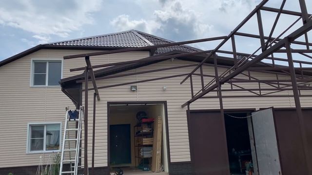 Навес под авто 70 м2 смотреть онлайн