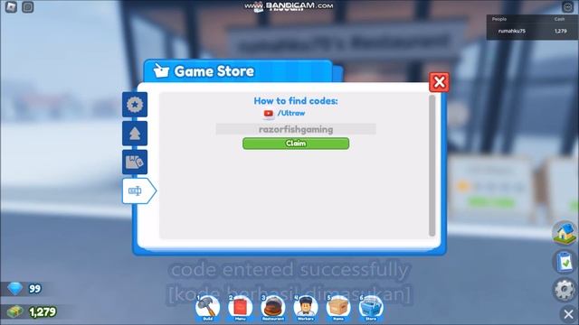 *NEW CODES WORK* Restaurant Tycoon 2 ROBLOX | December 9, 2022 смотреть онлайн