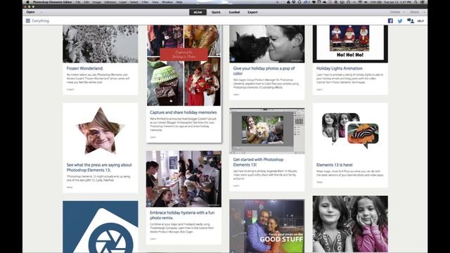 Get Inspired with Elements Live in Photoshop Elements 13 смотреть онлайн