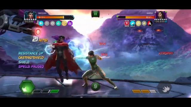 MCOC - ACT 8.2.5 - Wiccan Vs Sersi - Boss Solo!! смотреть онлайн