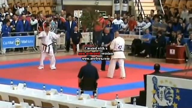 Kyokushin Karate European weight category Championships Spain 2008 смотреть онлайн