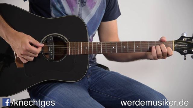 Gitarre lernen: Knockin` on Heaven`s Door - Teil 1 - Akkorde & Ablauf - Guitar lesson- german смотреть онлайн