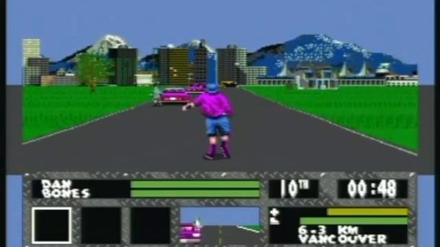 Skitchin (1994) SEGA Mega Drive II -Retro Gaming- смотреть онлайн