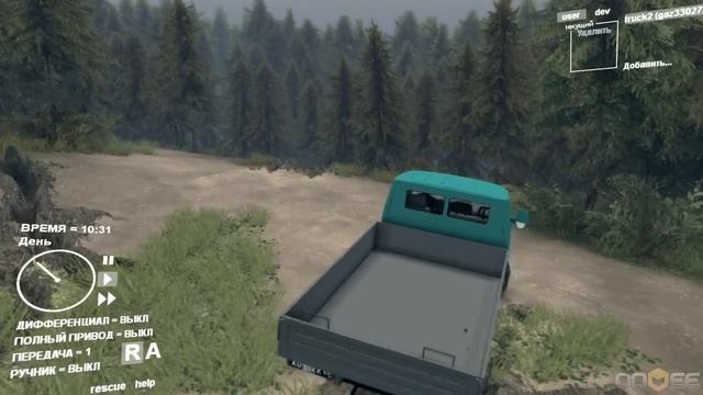 обзор игры-SpinTires. смотреть онлайн
