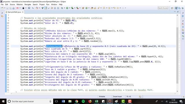 601-Tutorial Java- Java.lang.Math смотреть онлайн