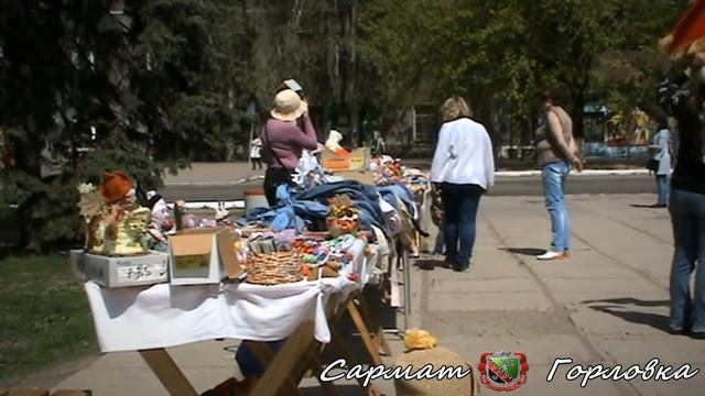 пл. Победы 1 мая 2017 г. город-герой Горловка. смотреть онлайн