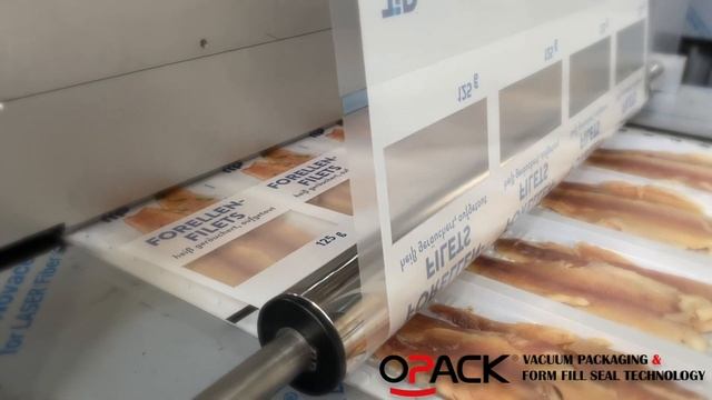 TROUT FISH PACKAGING THERMOFORMING IN MODIFIED ATMOSPHERE (MAP) / OPACK QZ1000 MAXI смотреть онлайн