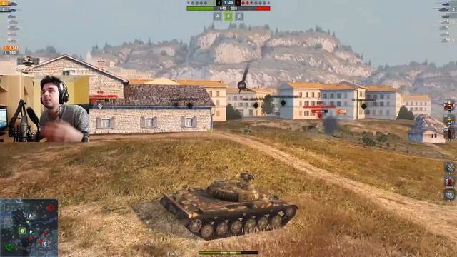 WoT Blitz - Игра от позиции. Топ урон на ошибках противника - World of Tanks Blitz (WoTB) смотреть онлайн