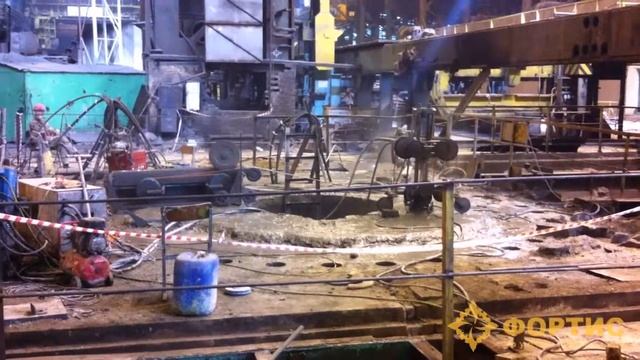 ГК Фортис. Евраз ЗСМК2015 резка бетона двумя канатными машинами смотреть онлайн