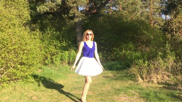 Короткая, пышная юбка солнце (повседневная) — скрывающая бедра и подчеркивающая талию. С чем носить смотреть онлайн