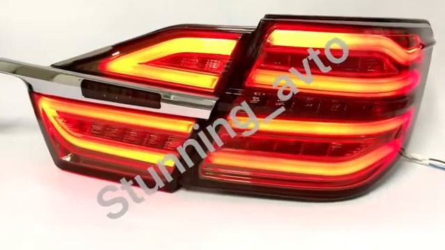 Фонари задние Toyota Camry V55 Mercedes style дымчатые смотреть онлайн
