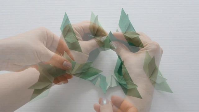 Как сделать венок с тюльпанами из бумаги #оригами How to make a wreath from paper #origami смотреть онлайн