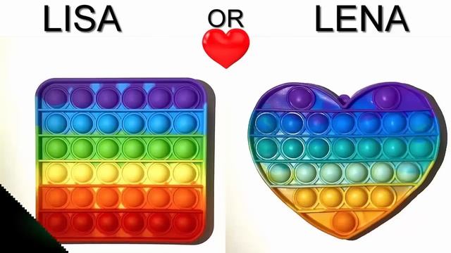 LISA OR LENA GAME 2022 Long Video ? Pop it | FIDGET TOYS | What do You Like? | Lisa and Lena #156 смотреть онлайн