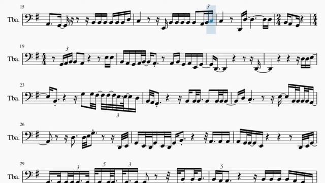 Tuba Sheet Music: How to play I'll Never Love Again by Lady Gaga смотреть онлайн