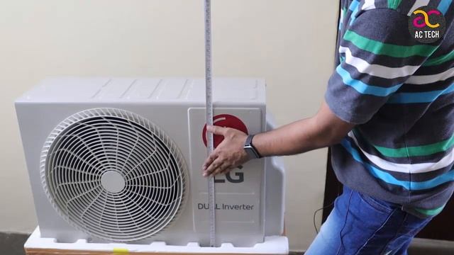 LG 1 ton 5 star Dual Inverter AC unboxing смотреть онлайн