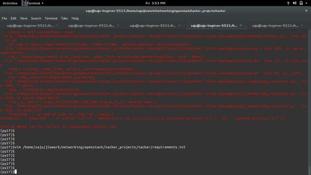 How to fix python pip install ValueError: "Expected ',' or end of list in", смотреть онлайн