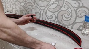 Установка спойлера Duck Tail BMW F30///DIY BMW TRUNK SPOILER