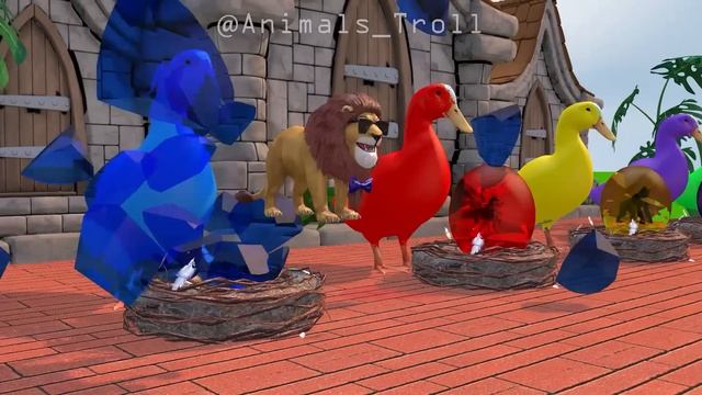 Cow Mammoth Elephant Tiger Sheep Lion Guess The Right Key ESCAPE ROOM CHALLENGE Animals Tire Game смотреть онлайн