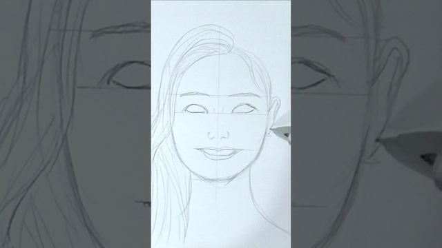 Drawing a girl | Rough sketch | смотреть онлайн