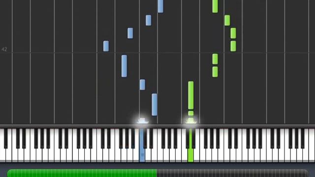 Linkin Park - Numb - Piano Tutorial (50% Speed) Synthesia + Sheet Music смотреть онлайн