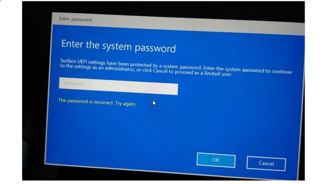 LBE Remove any _Surface EFI password and rest any security issue смотреть онлайн